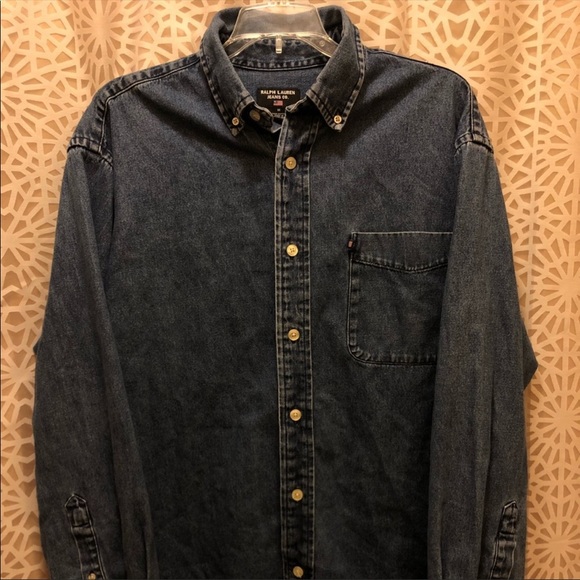 Ralph Lauren Jeans Co. denim Button down - Picture 2 of 9